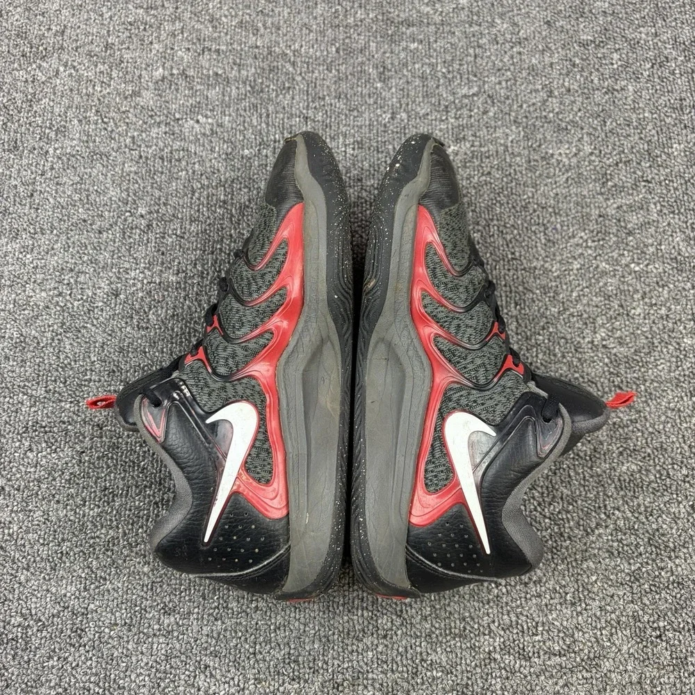 Nike Air KD 17 Late Night Black/Red Bred Basketball Size 4.5 FJ9487-001